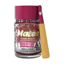 Photograph of product: Muha Meds Mates 5x0.6g au chocolat Rosin Pre Roll Pack | Razzle Dazzle - Oui'd