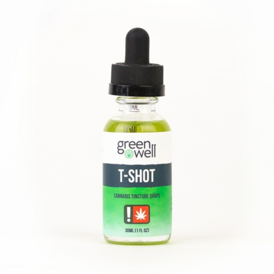 Photograph of product: Green Well T-Shot TH-oui Tincture 1oz - BOTH - 1.0fl-oz