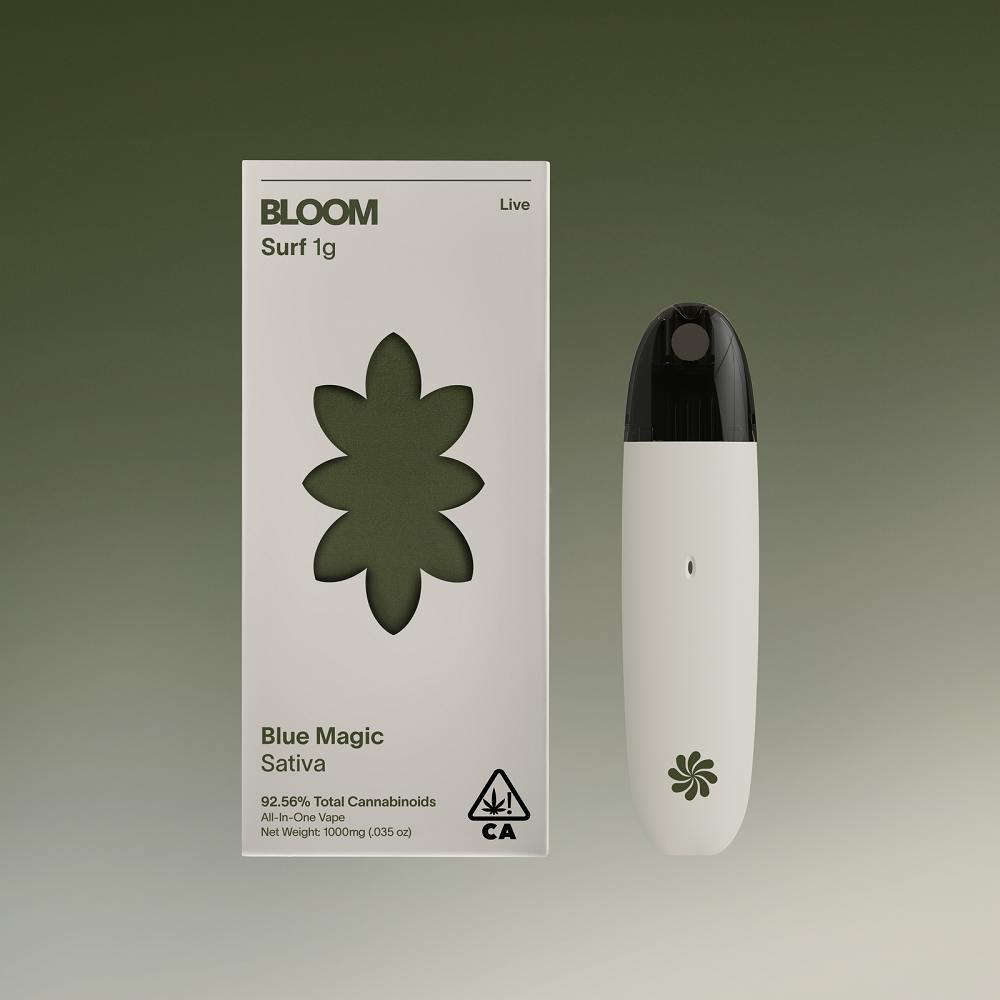 Photograph of product: Bloom AIO Live Surf - Blue Magic - 1.0g