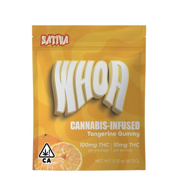 Photograph of product: Tangerine Gummy 100mg - Sales Floor