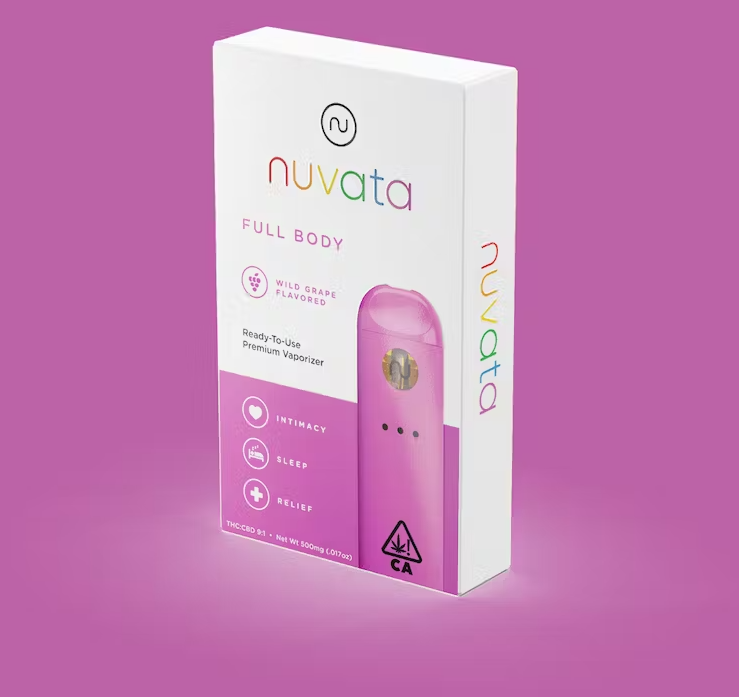 Photograph of Product: CoC NUVATA Disposable - Wild Grape .5g (Full Body)