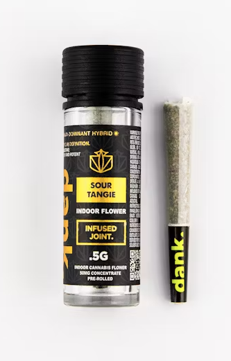 Photograph of product: Dank | 0.6g Infused Pre-roll | Sour Tangie