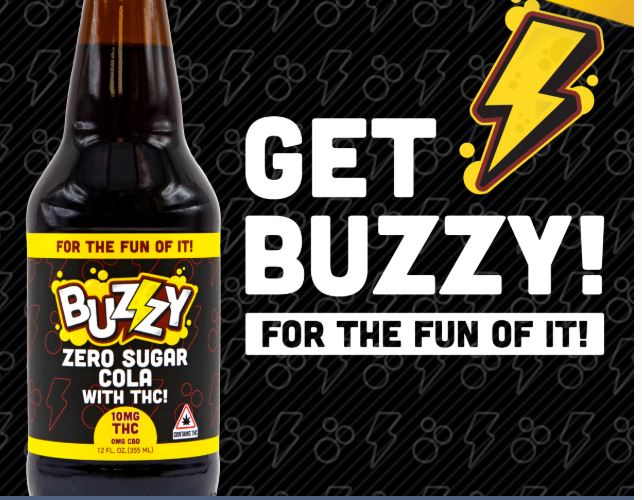 Photograph of product: Buzzy Zero Cola 10 mg