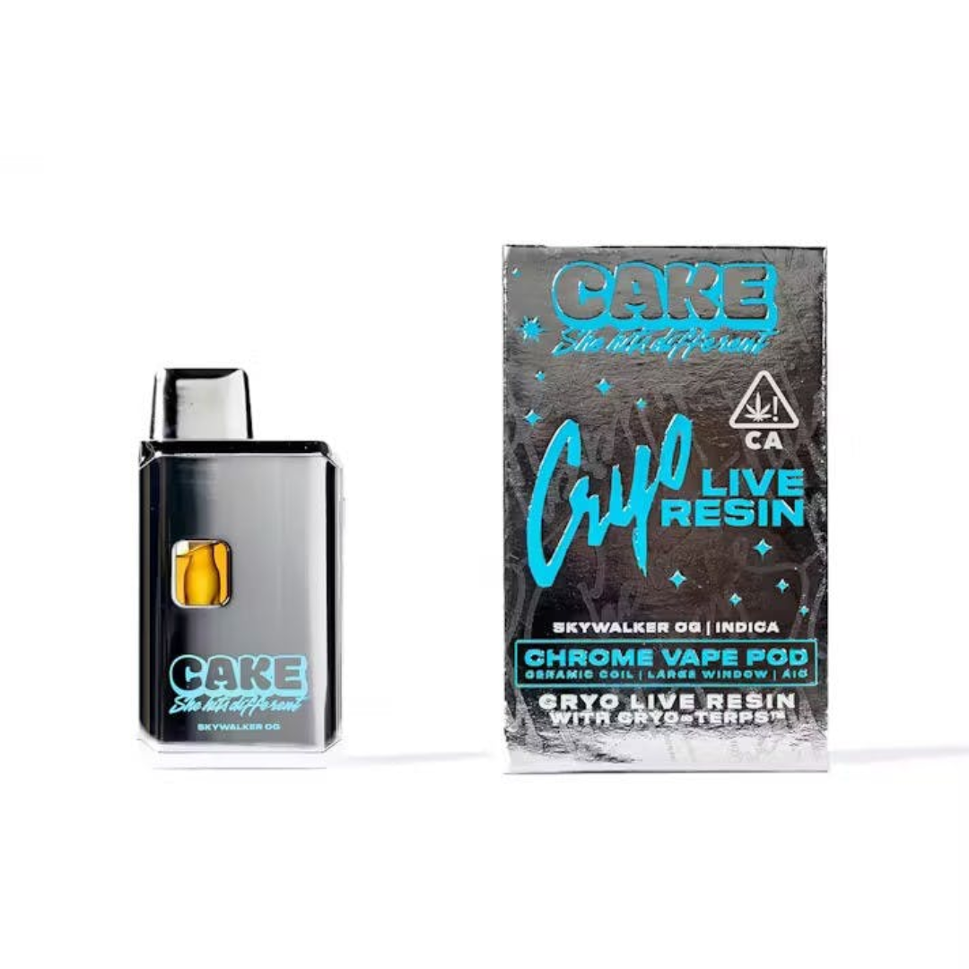 Photograph of product: CAKE - Blueberry Z (Oui'd) Cryo Live Resin All-In-One Vape