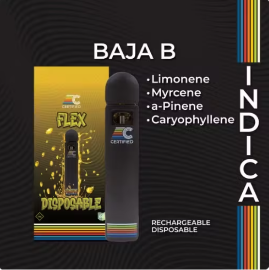 Photograph of product: Baja B Disposable Vape