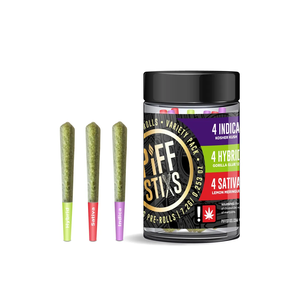 Photograph of product: Piff Stix | 12 Variety Pack