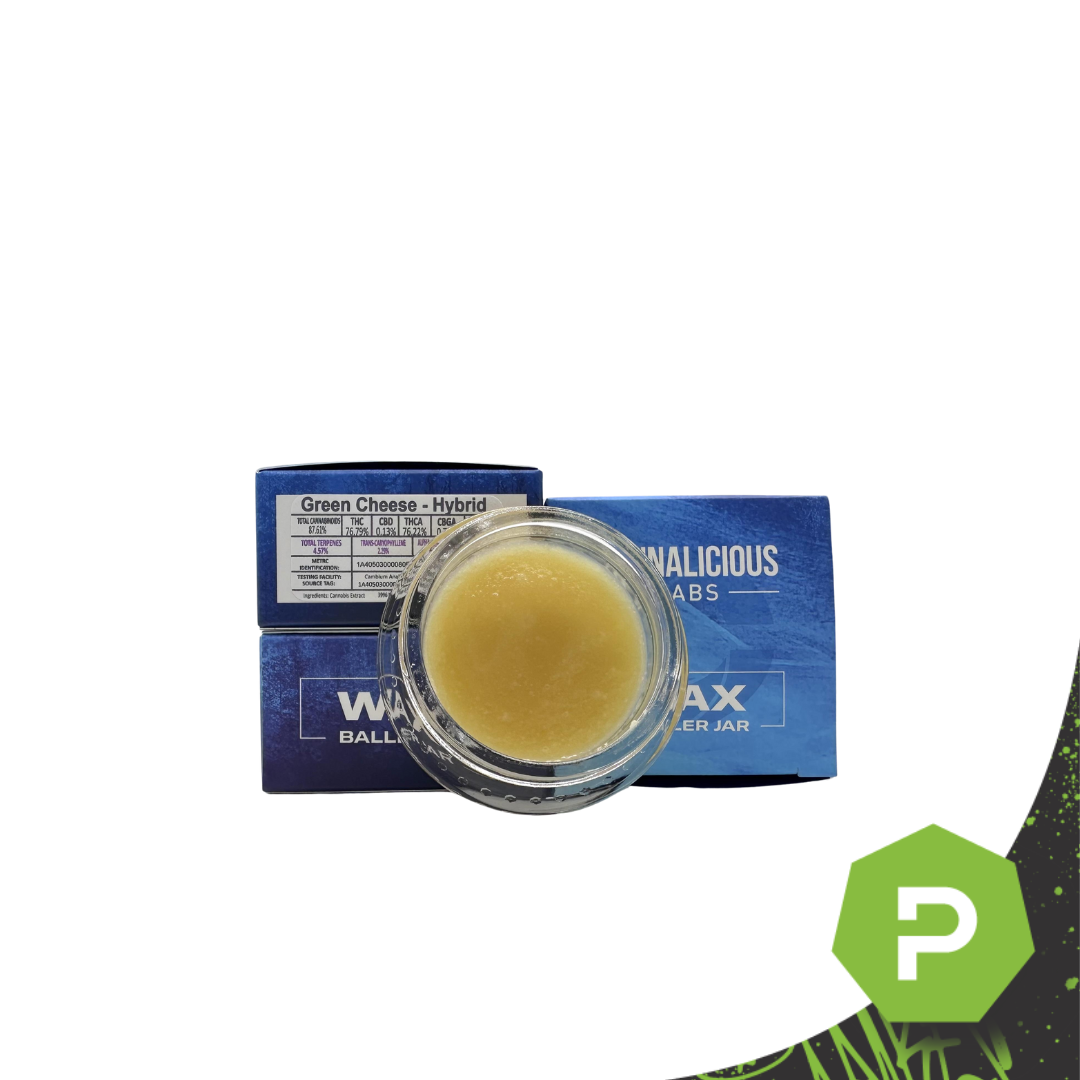 Photograph of product: Cannalicious Wax Bucket | Green Cheese
