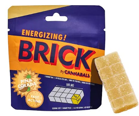 Photograph of Product: Pina Colada (S) Cannabals Brick | ( 100mg )