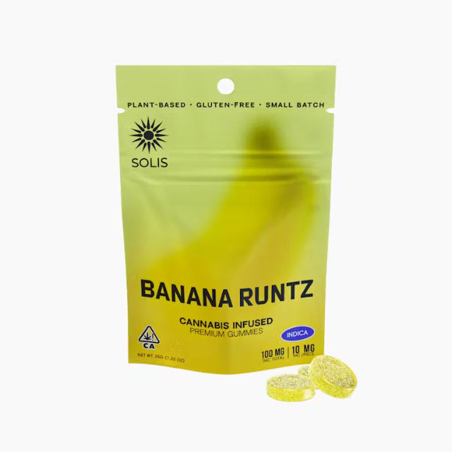 Photograph of product: Banana Runtz (10pk/100mg) [I]