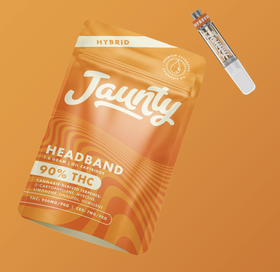 Photograph of product: Jaunty | Headband Vape Cartridge