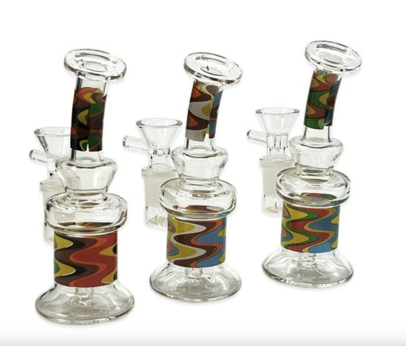 Photograph of product: Mini Print Bubbler 5.5" (Varied Color)