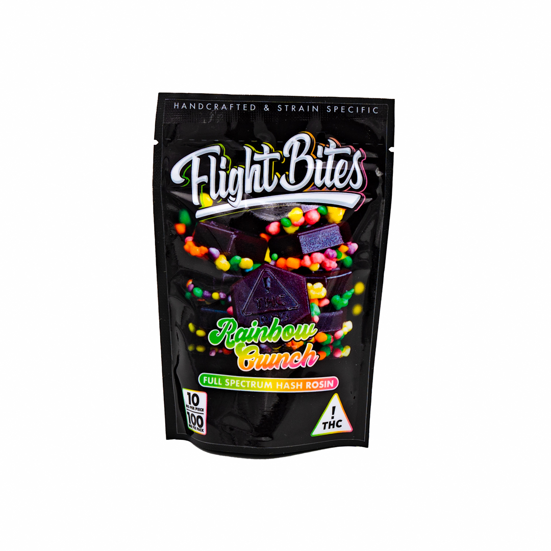 Photograph of product: The Grower Circle | Rainbow Flight Bites 100mg