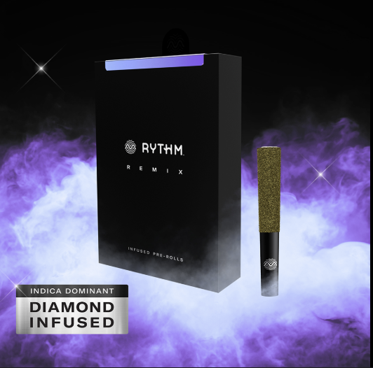 Photograph of product: Blueberry kush 2.25/5PK Infused pre roll pack