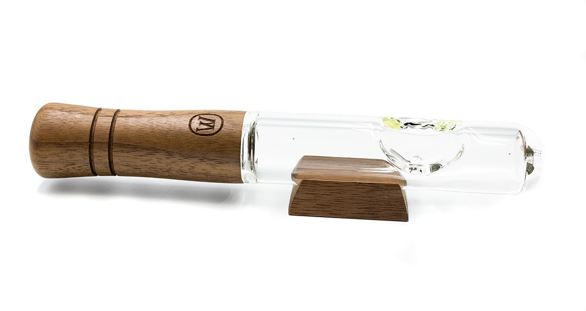 Photograph of product: Marley Natural Black Walnut Steamroller - Black Walnut + Glass