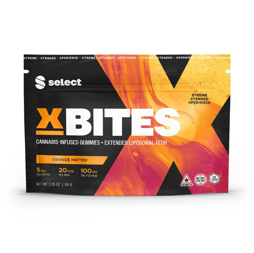 Photograph of product: Select X Bites Orange Matter 00693