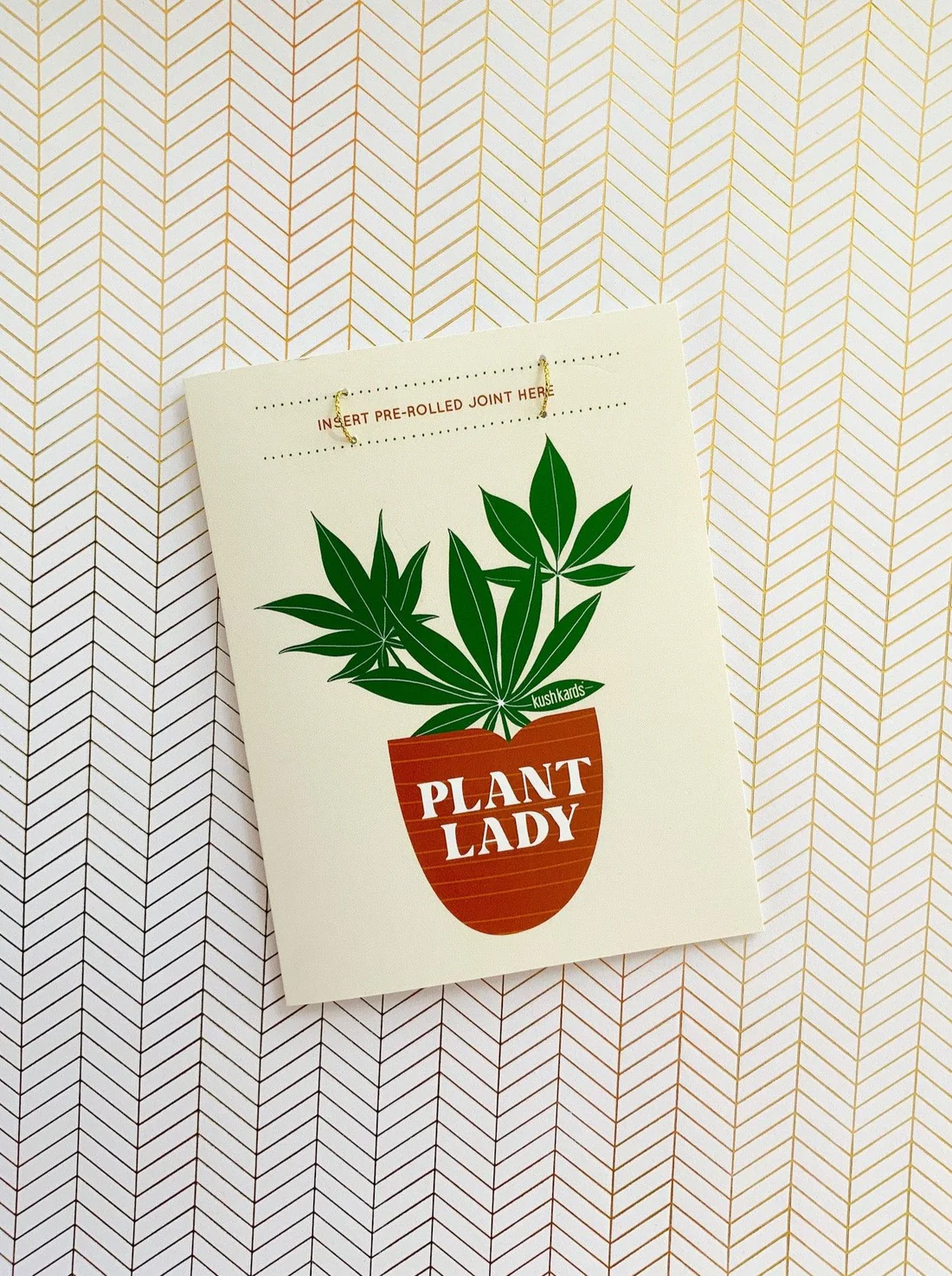 Photograph of product: Plant Lady Oui'd Greeting Card