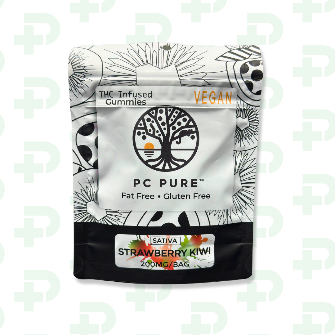 Photograph of product: PC Pure 200mg Gummy - Oui'd - STRAWBERRY KIWI