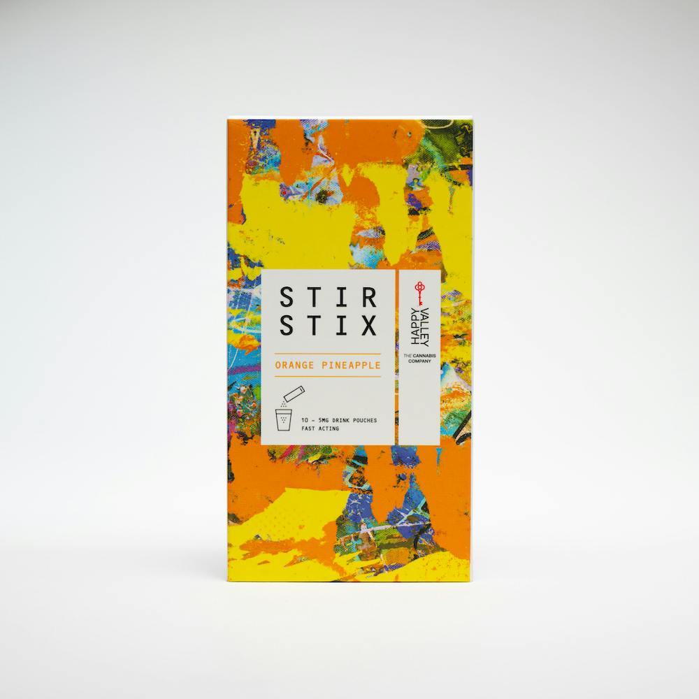 Photograph of product: Stir Stix Orange Pineapple 50mg