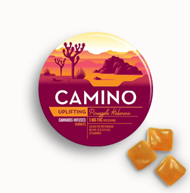 Photograph of product: 5mg Pineapple Habanero Gummies 20pk