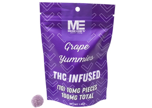 Photograph of product: Grape Yummies | (10) 10mg | 100mg