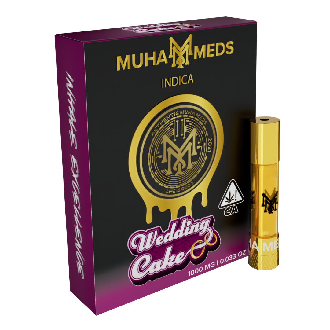 Photograph of product: MuhaMeds - 1g 510 Cart - Wedding Cake