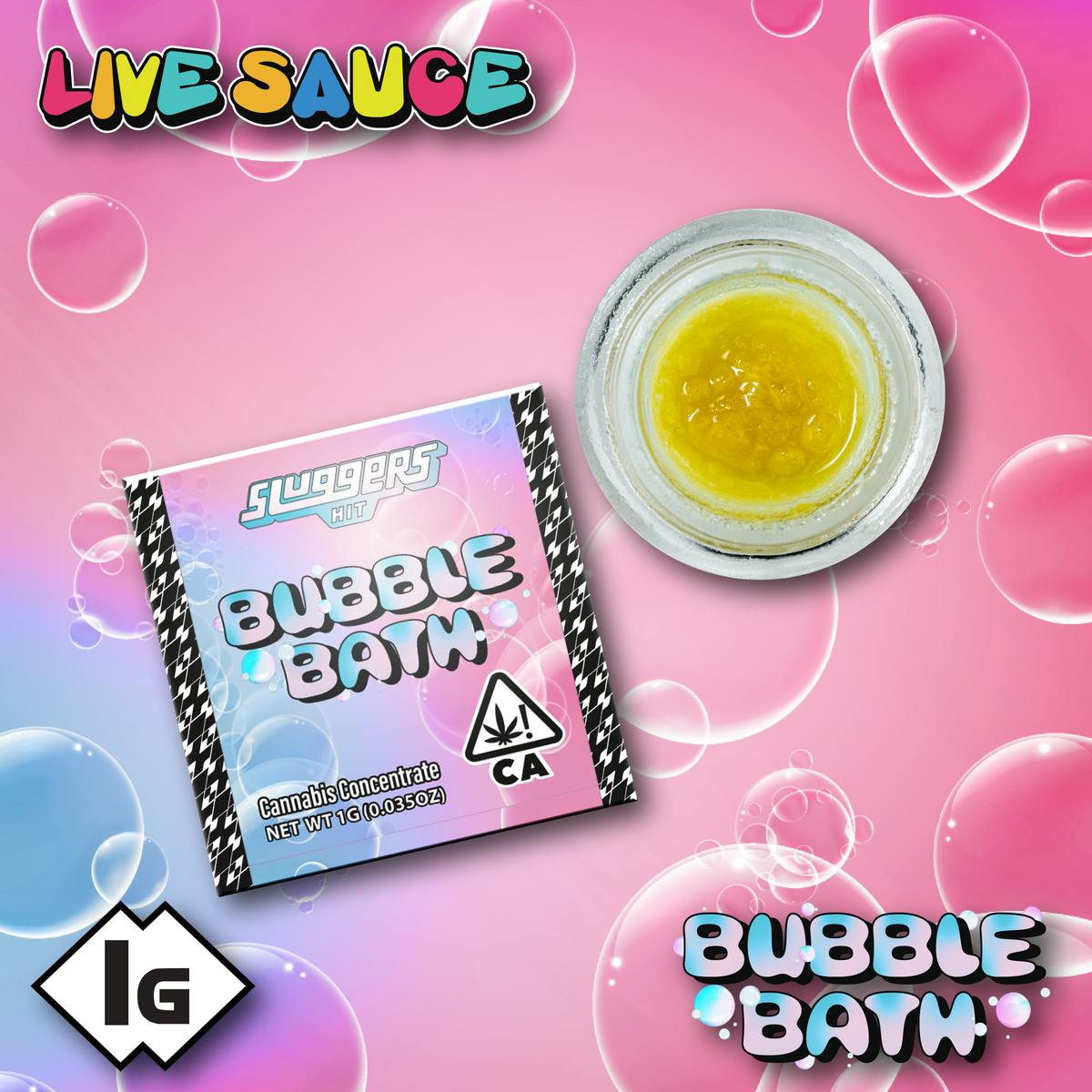 Photograph of product: Sluggers | Bubble Bath Sauce | 1g