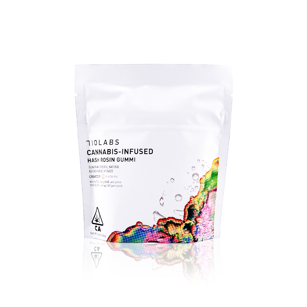 Photograph of product: 710 LABS - Edible - Fire Water #106 - Hash Rosin Gummies - 100MG