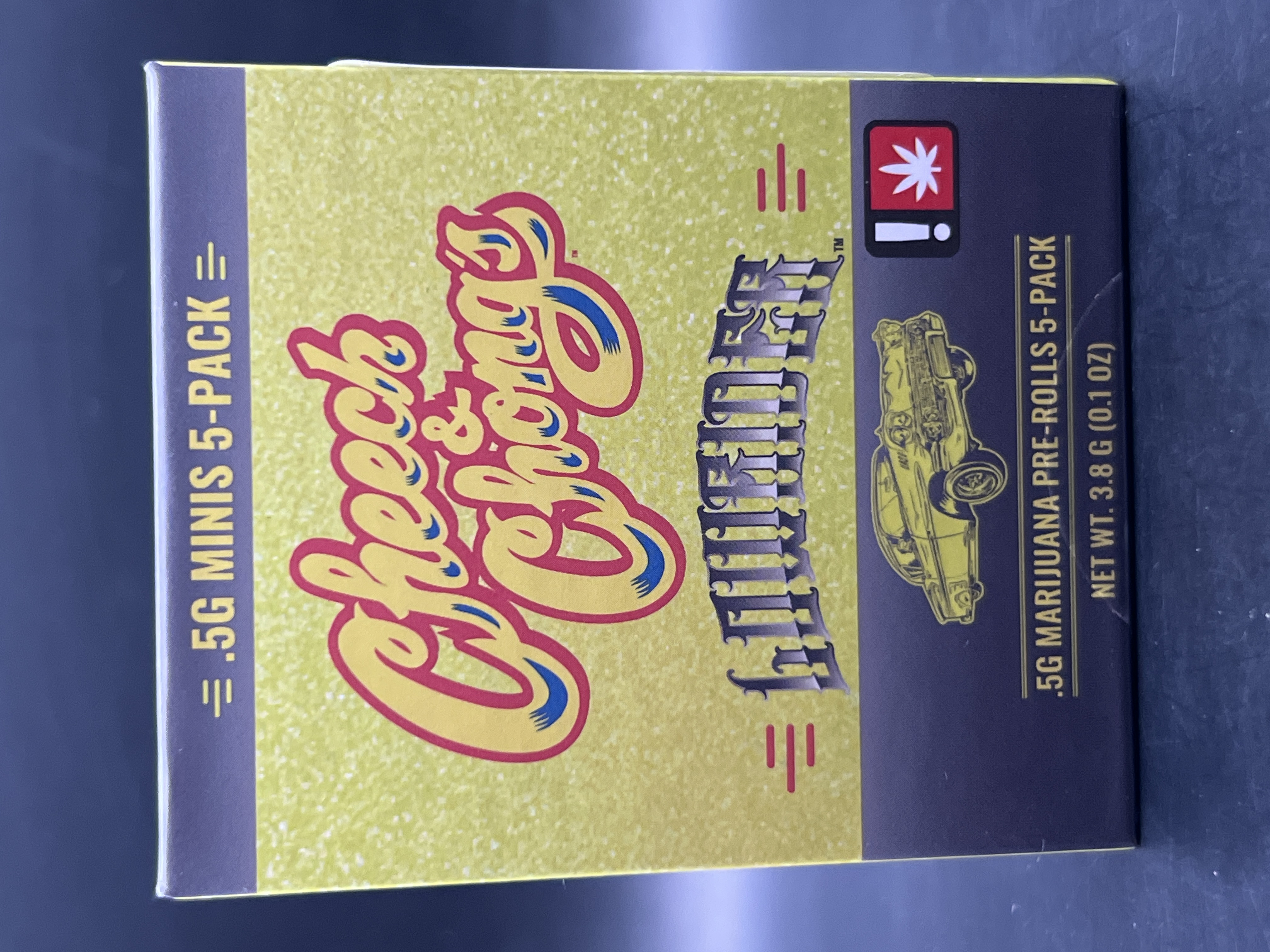 Photograph of product: Cheech & Chongs Lowrider 'Pink Passion'  5- Pre-Roll Pack