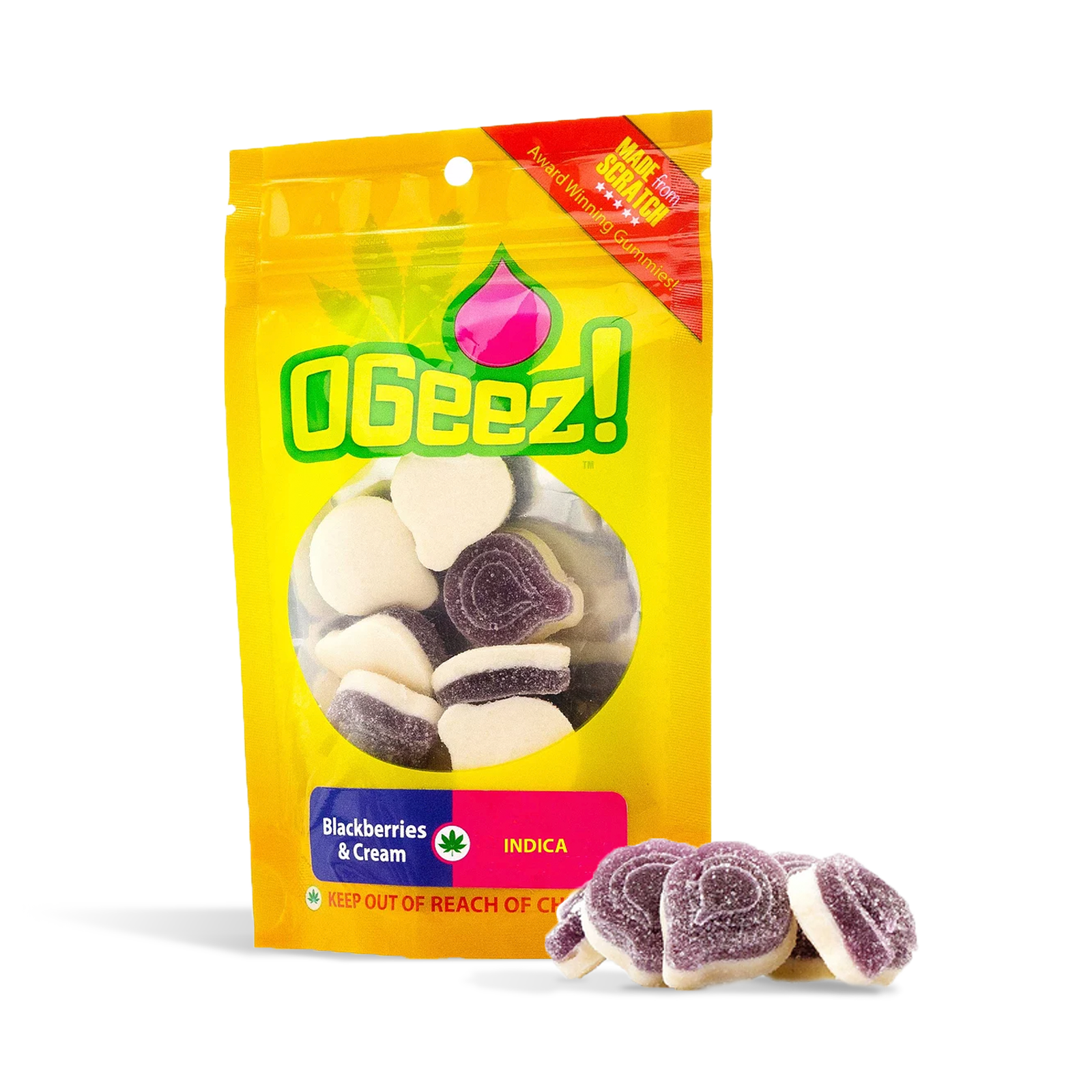 Photograph of product: Blackberries & Cream Oui'd Gummies | 1000mg