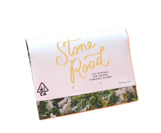 Photograph of product: Stone Road | Sour Raspberry Dream | Oui'd | Infused Pre-ground Flower - 14g
