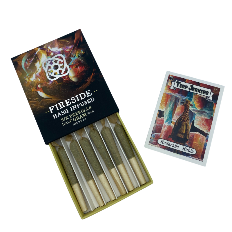 Photograph of product: Flower First - Fireside au chocolat Infused PreRoll 6 Pack - Mac Stomper