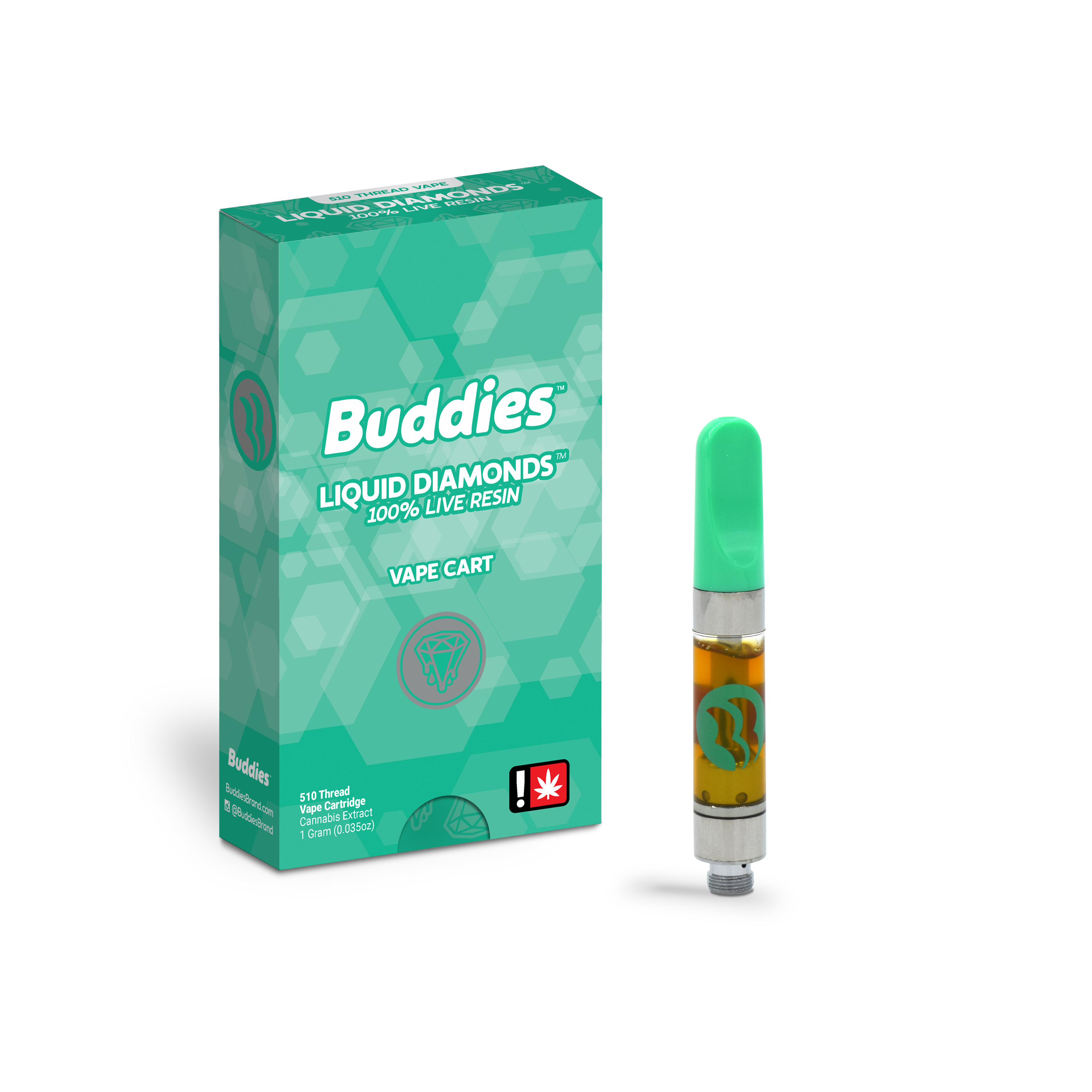 Photograph of product: Buddies | BANANGELO Live Resin Cartridge