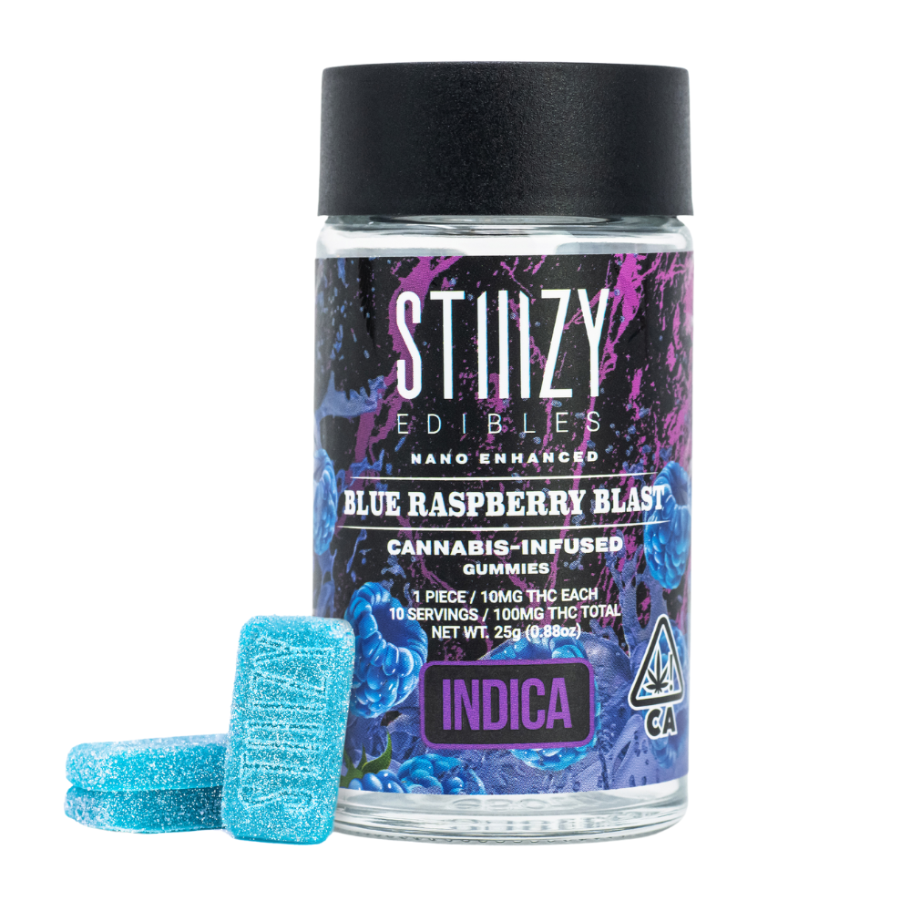 Photograph of product: Gummies 100mg - Blue Raspberry Blast (I)
