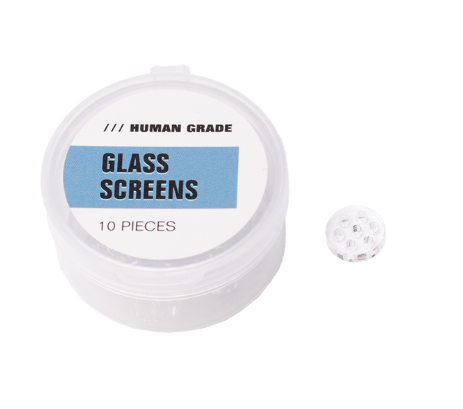 Photograph of product: Glass Pipe Screens (10pc)