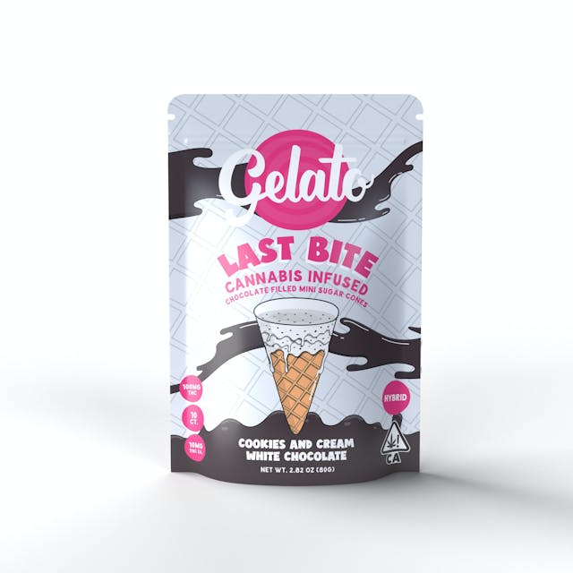 Photograph of product: Last Bite | Cookies & Cream White Chocolate | 100mg - 