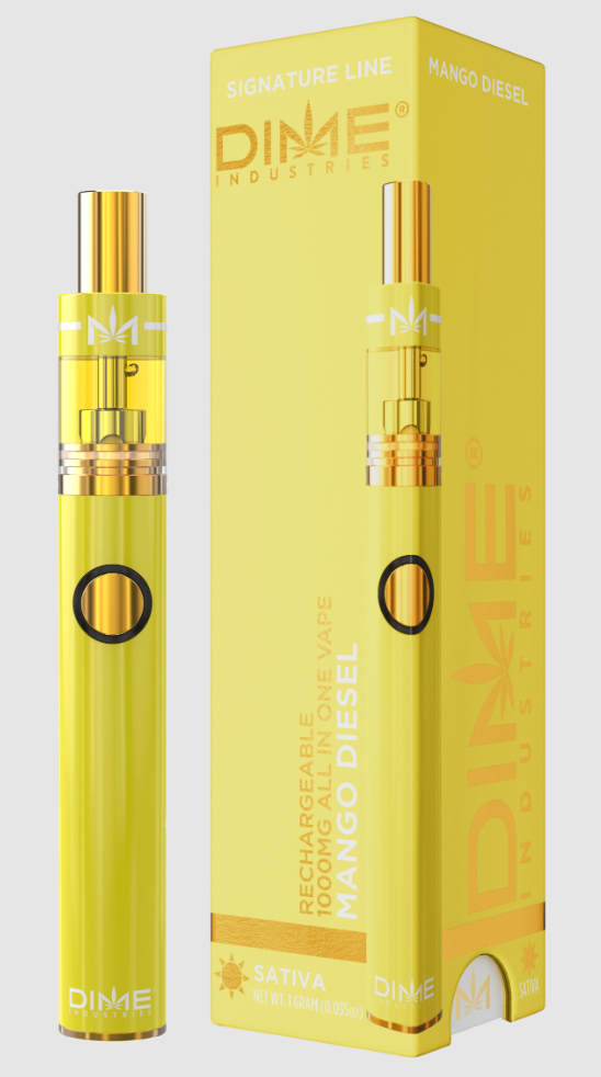 Photograph of product: Dime Industries | Mango Diesel | AIO | 2g