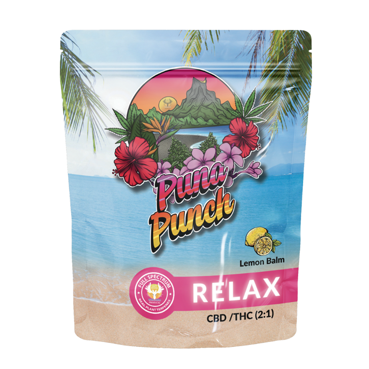 Photograph of product: Lazy River Puna Punch Moose (I) Chews 5mg 10pk