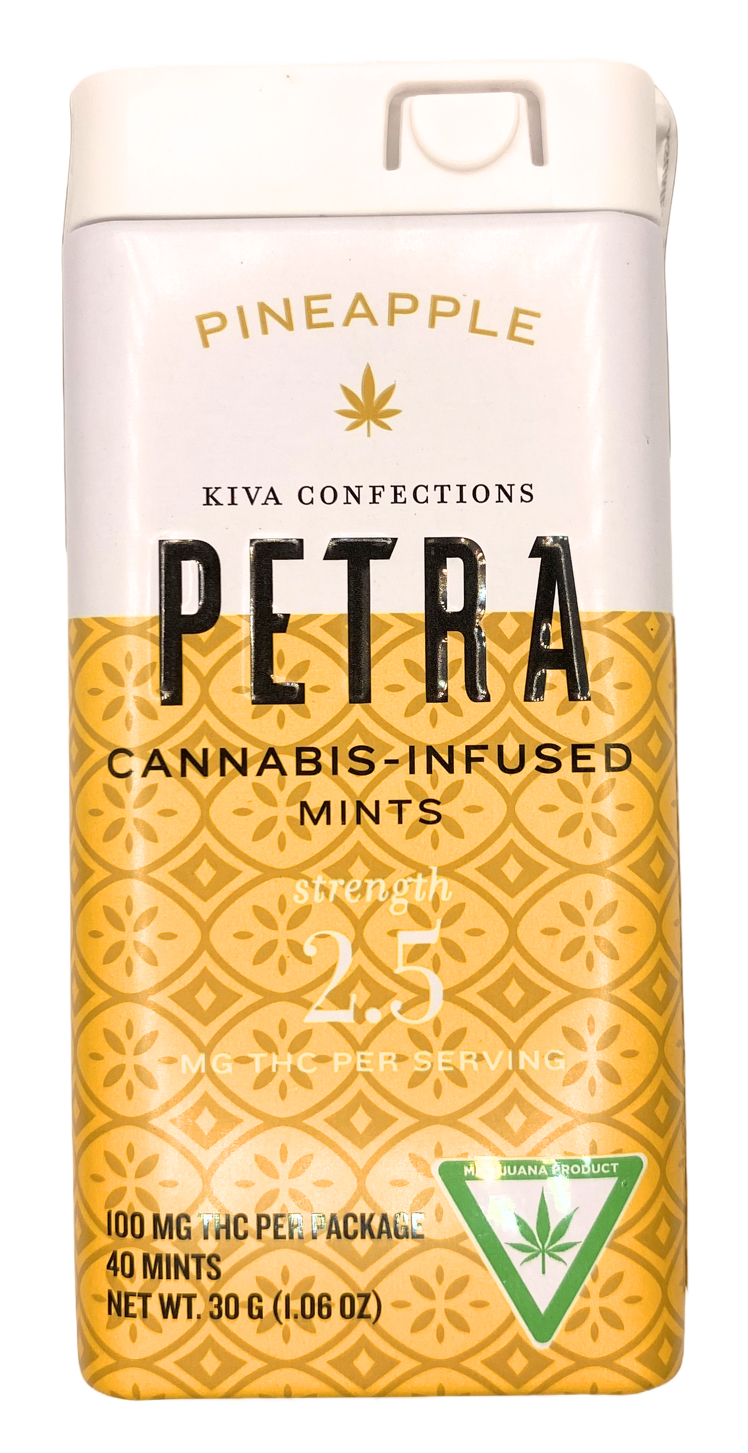 Photograph of product: Petra | Pineapple | Mint Edible | 100mg TH-oui