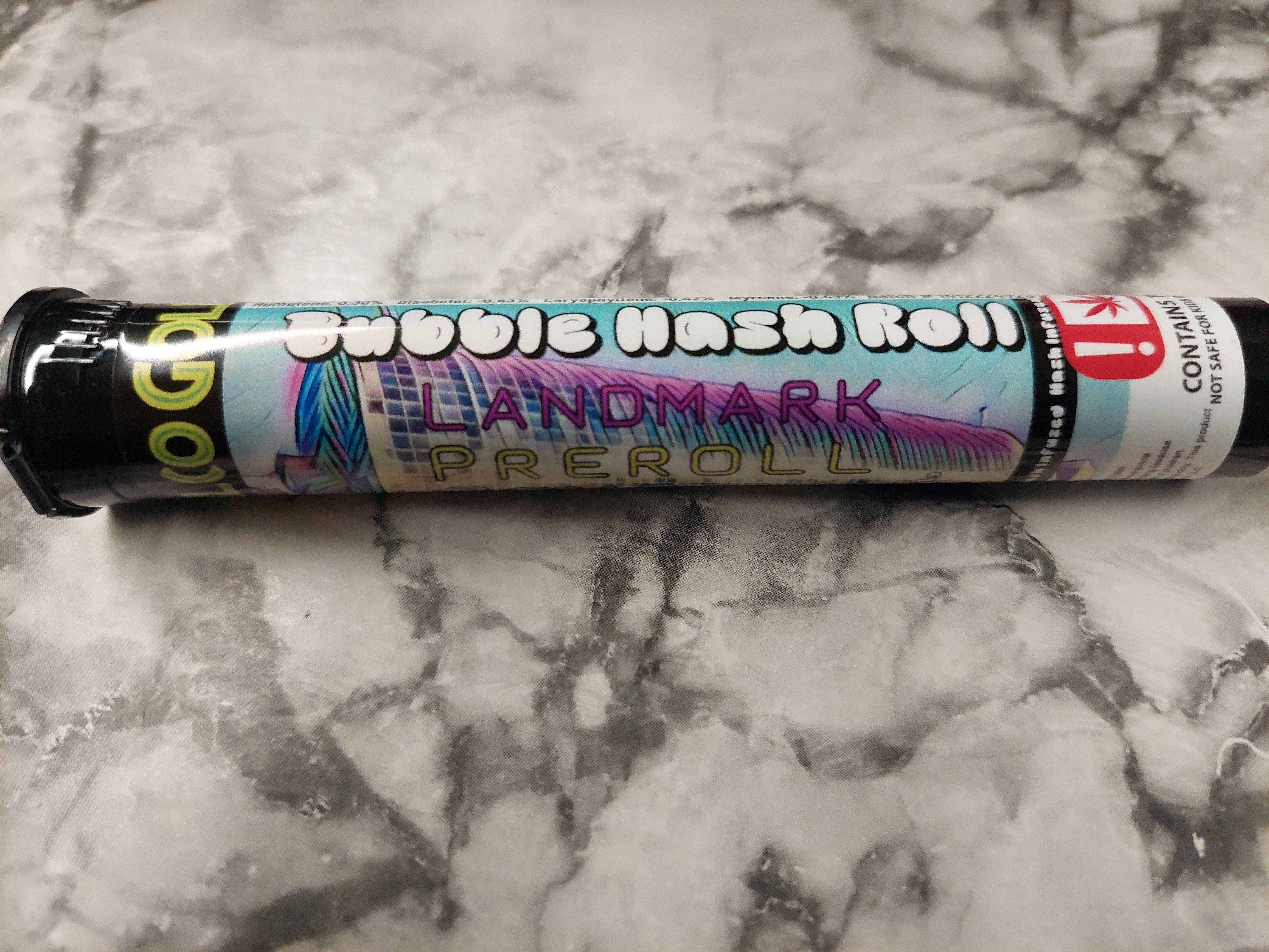 Photograph of product: PRE ROLL LM ACAPULCO GOLD (H) BUBBLE au chocolat ROLL