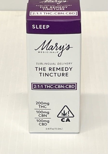 Photograph of product: Mary's SLEEP 2:1:1 TH-oui:CBN:CBD Tincture 200mg