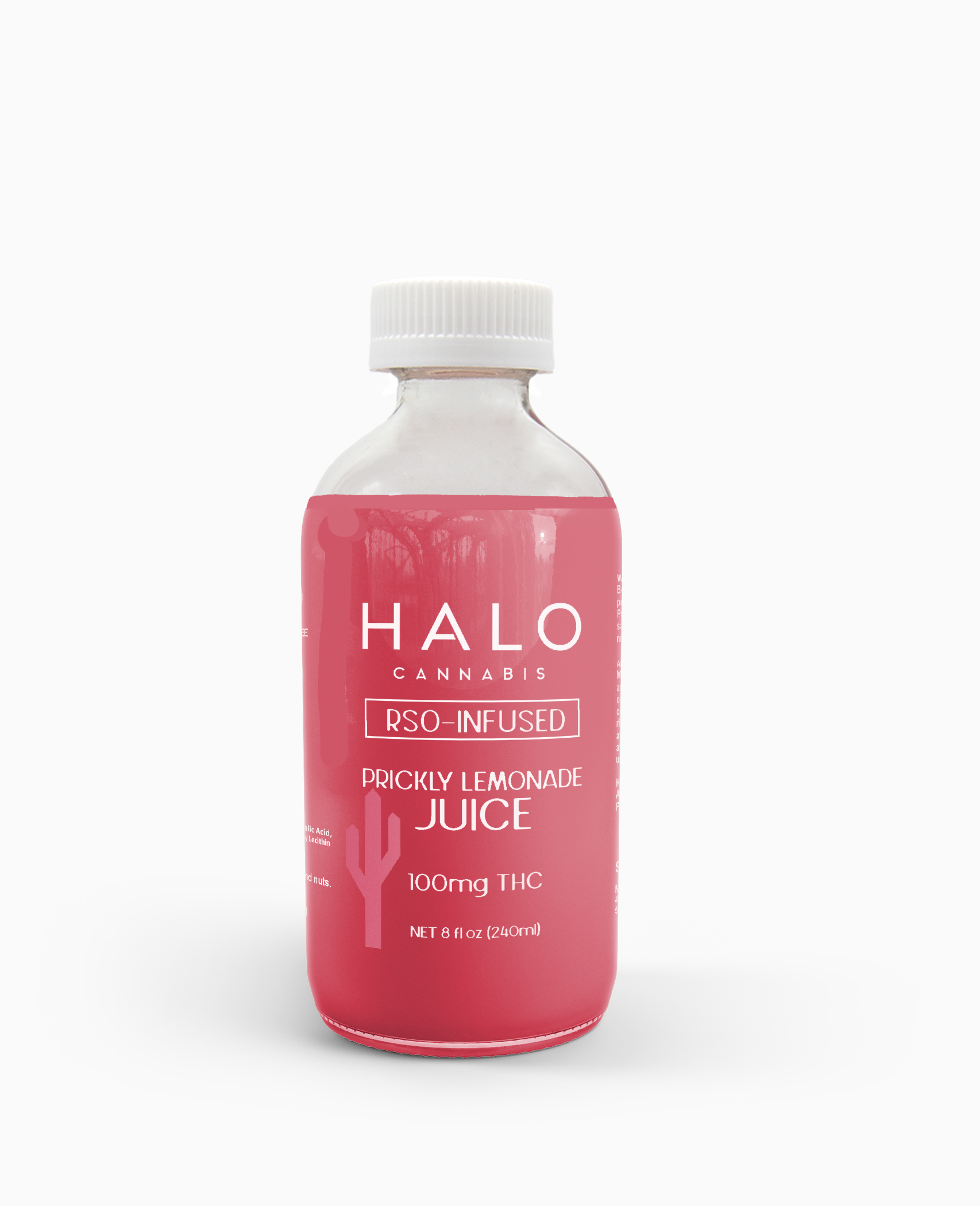 Photograph of product: Halo Oui'd RSO Infused Juice 100mg - Prickly Lemonade