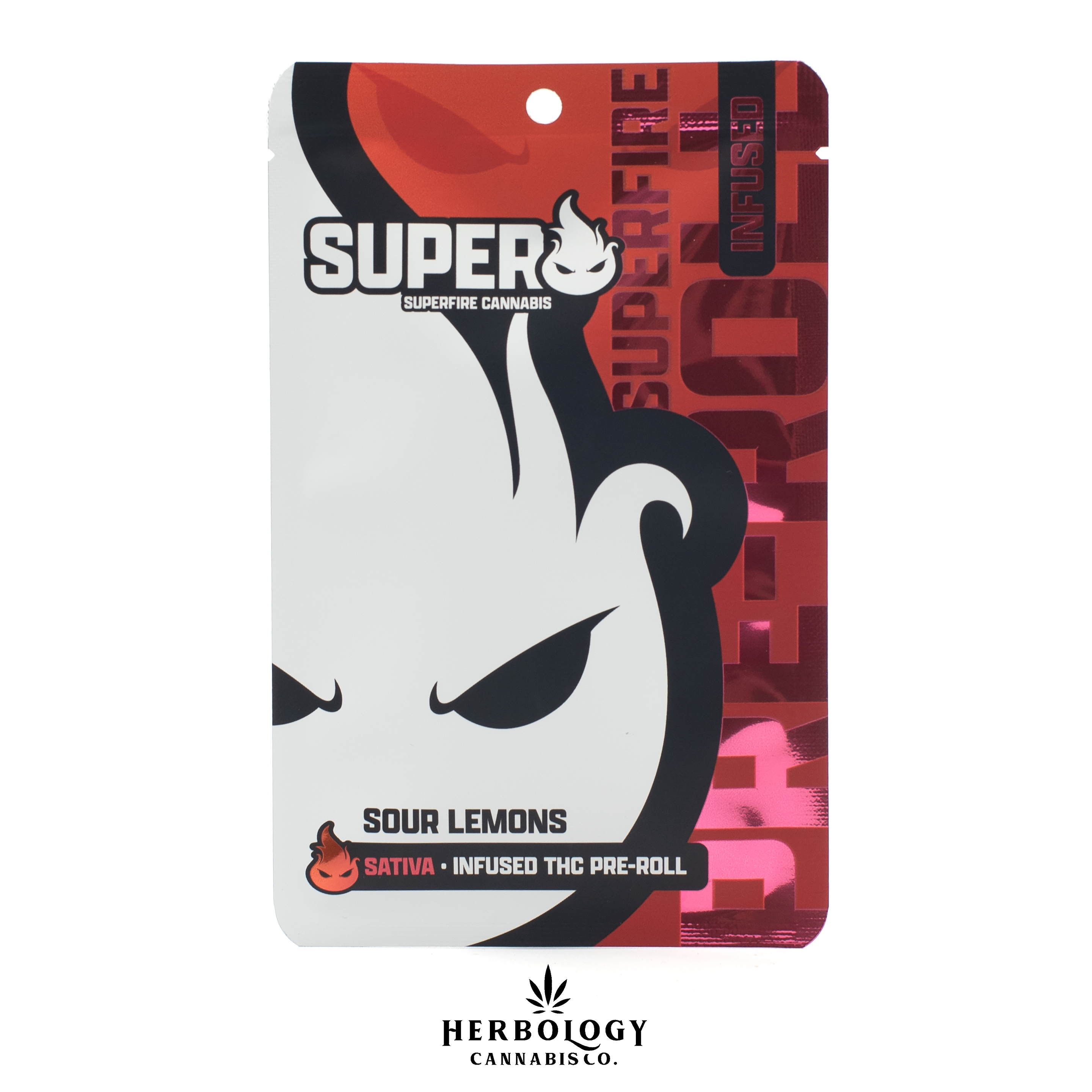 Photograph of product: Superfire | Infused Pre-Roll | Sour Lemons | 1.2g