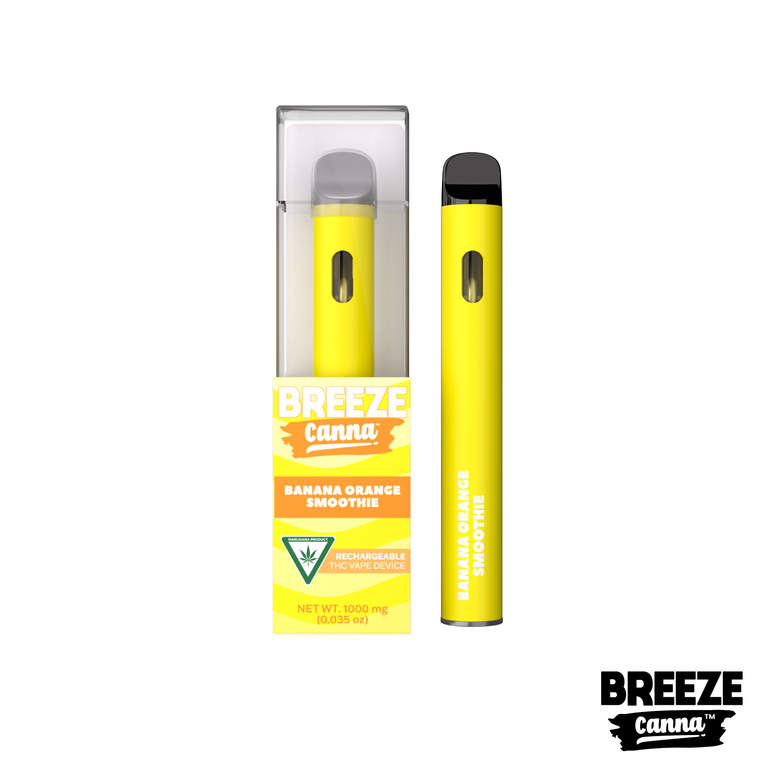 Photograph of product: Banana Orange Smoothie Plus Disposable | 1g