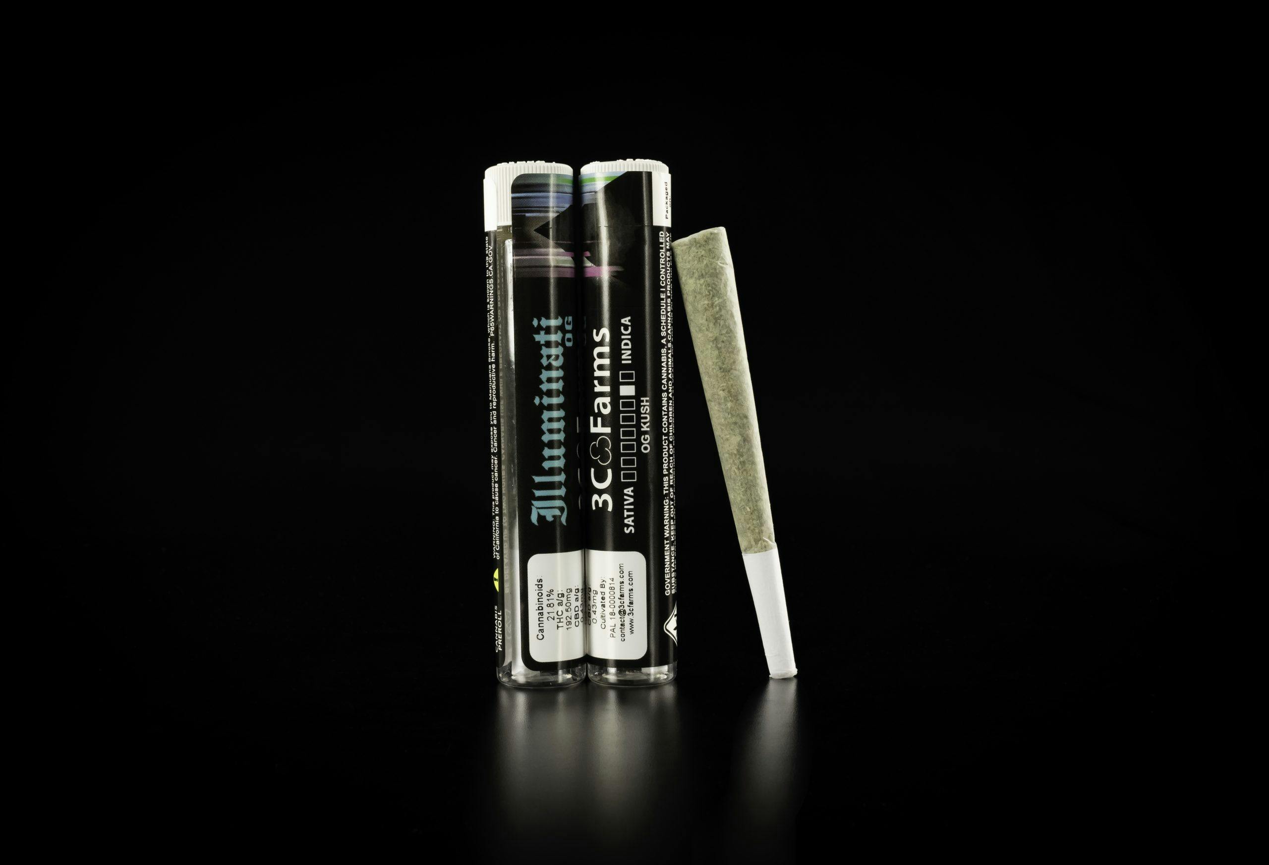 Photograph of product: 3C Farms - Illuminati OG - 1G - Pre Roll