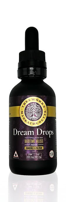 Photograph of product: Treeworks | Dream Drops | 300mg | 1:1