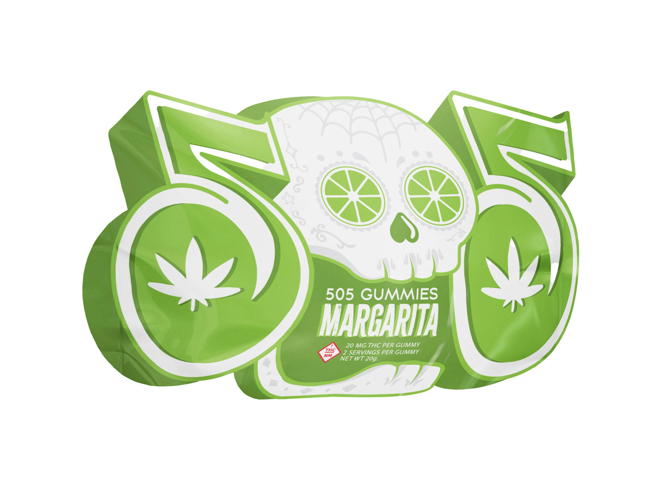 Photograph of product: 505 - Margarita gummies - 100mg