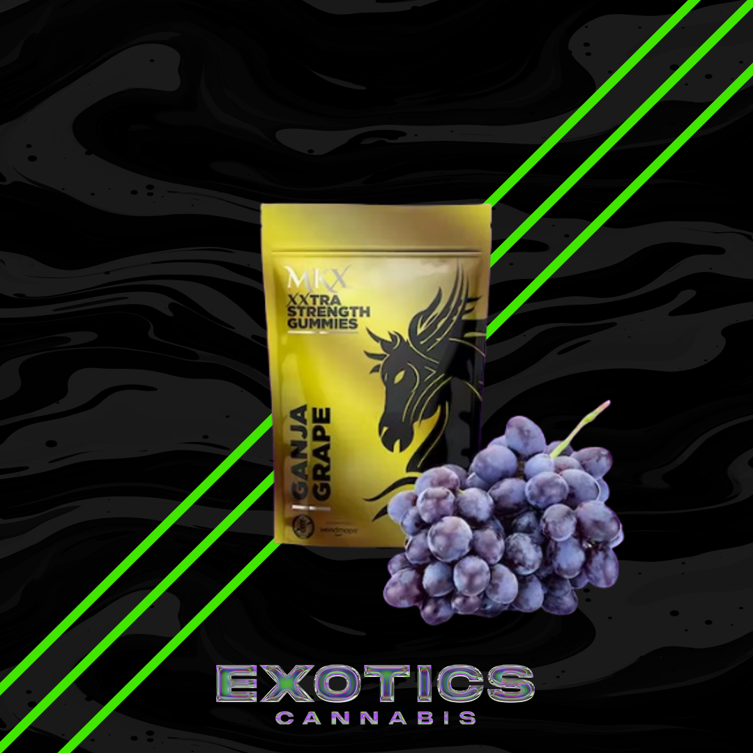 Photograph of product: MKX - Ganja Grape Gummies 200mg (5/$20)