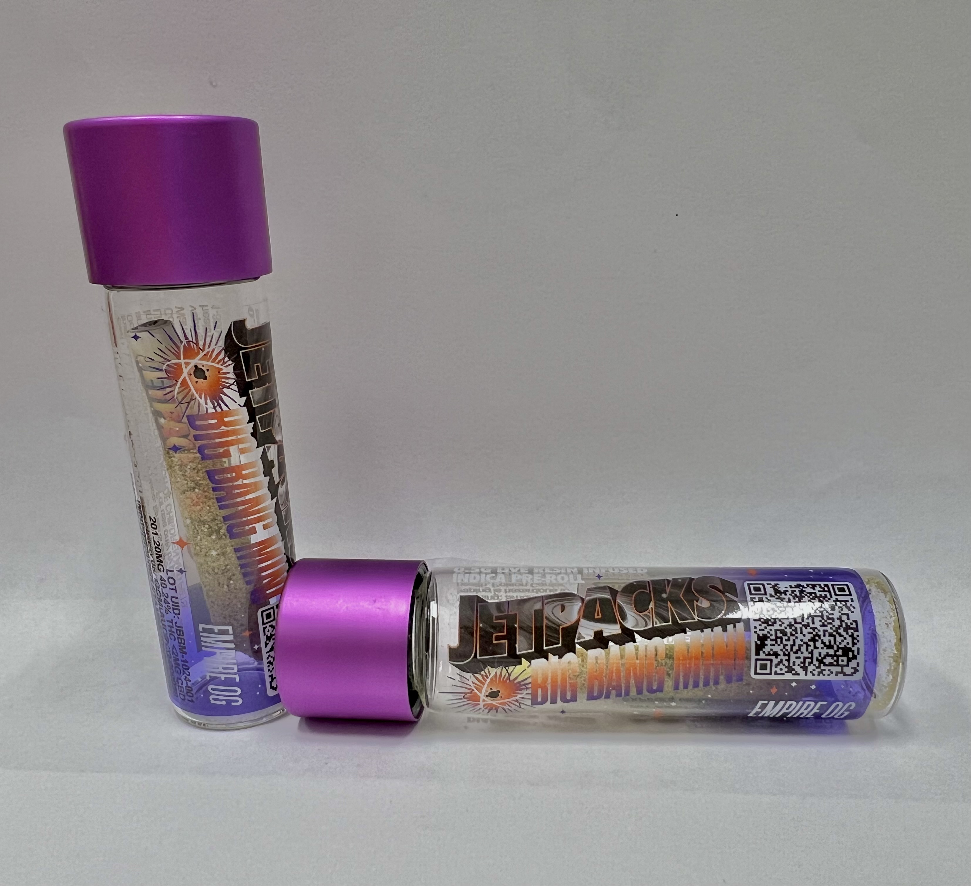 Photograph of product: Jetpacks Big Bang Mini Infused PreRoll - Empire OG