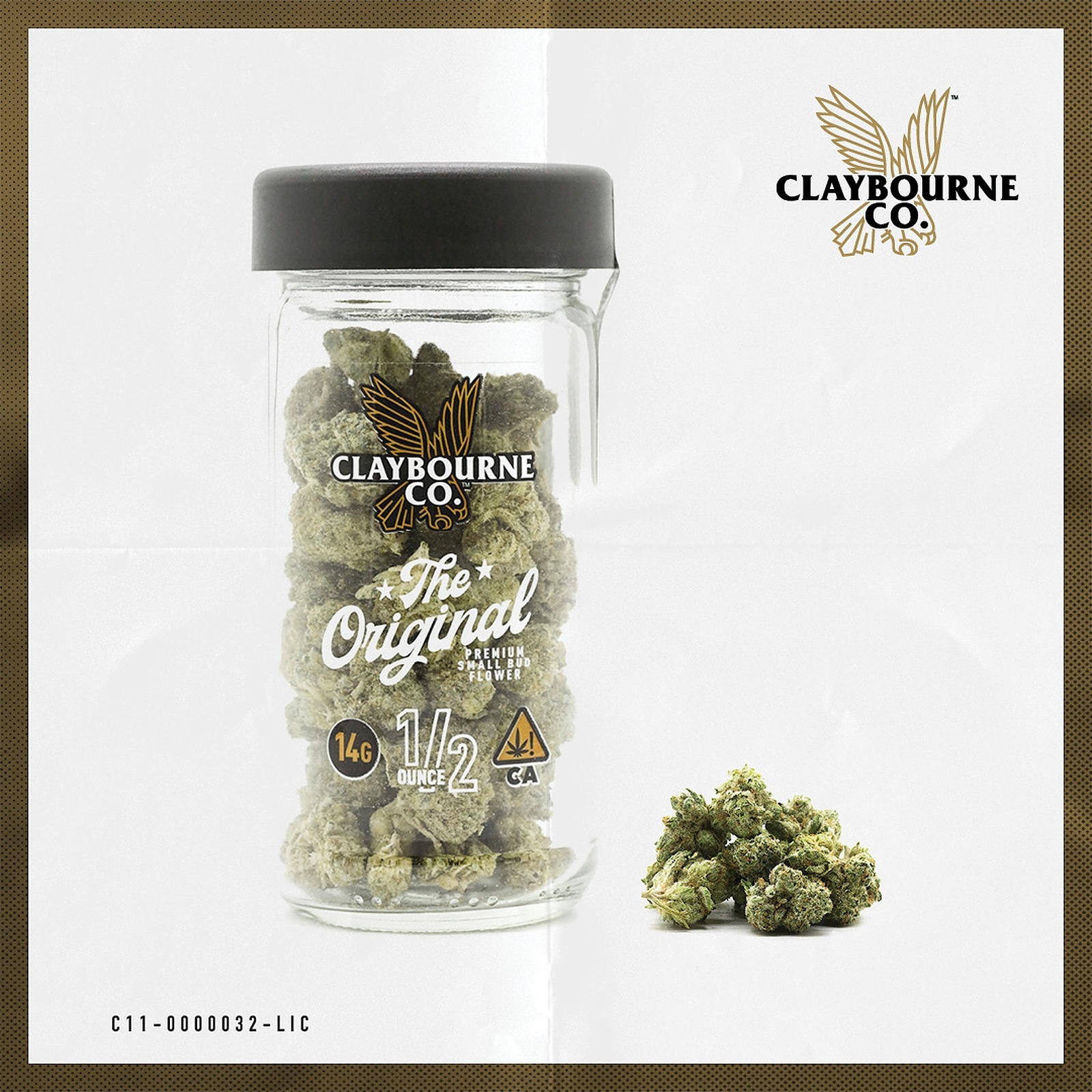 Photograph of product: Claybourne Co. - Apples & Bananas (Hybrid) Premium Small Flower - 14g