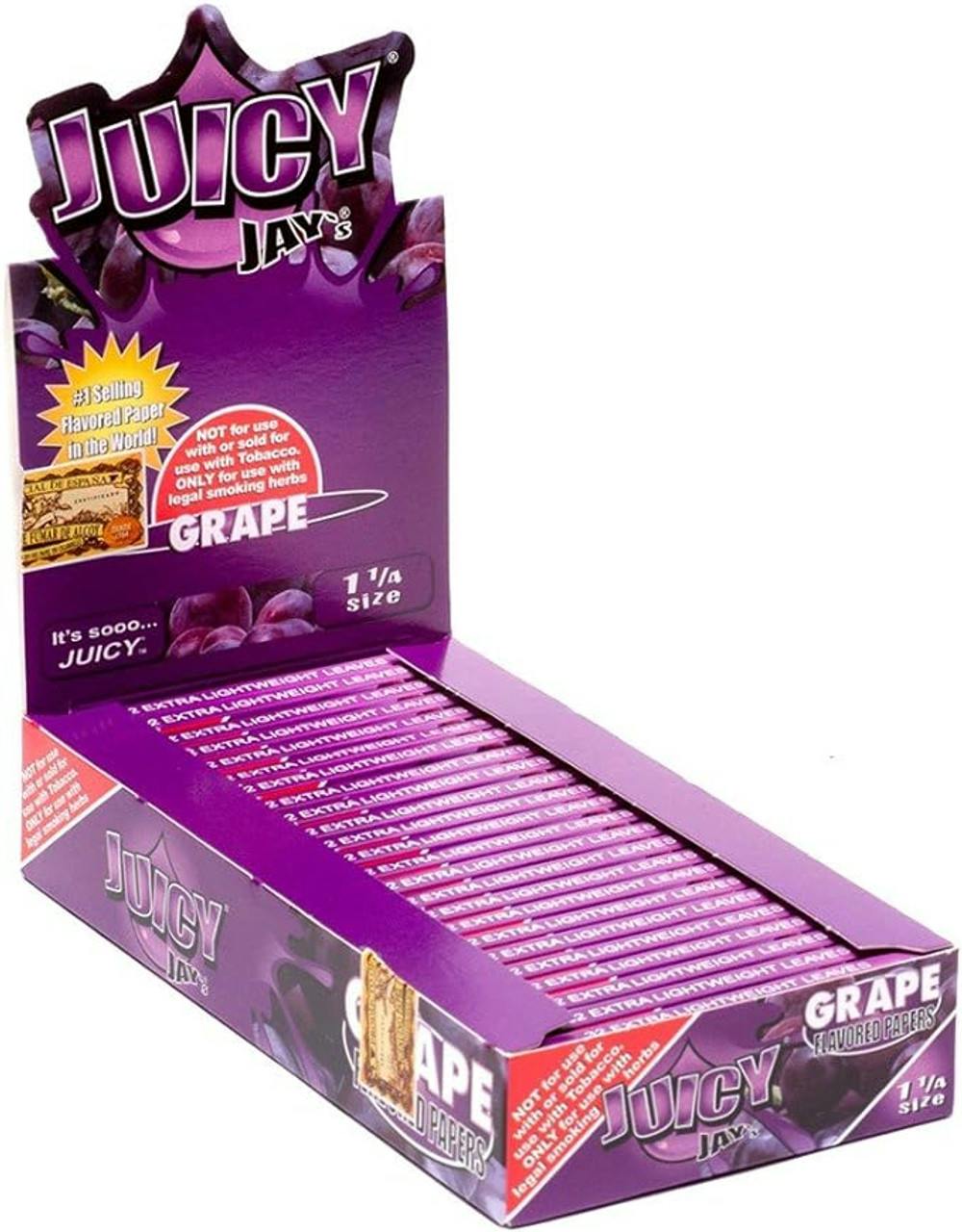 Photograph of product: Juicy Jay's - Grape 1 1/4 - 32ct